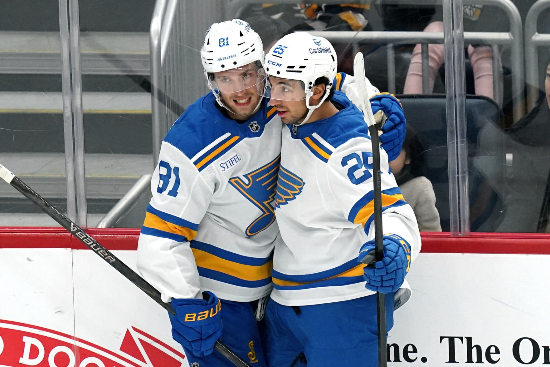 Blues Penguins Hockey